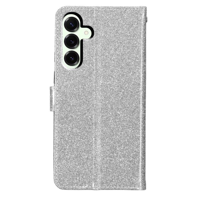 For Samsung Galaxy M36 5G Glitter Powder Flip Leather Phone Case