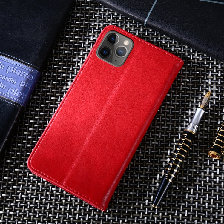 For iPhone 11 Pro Max Non-Magnetic Retro Texture Horizontal Flip Leather Case with Holder & Card Slots & Wallet