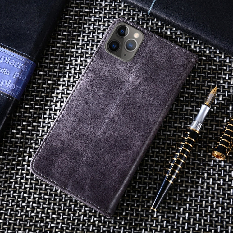 For iPhone 11 Pro Max Non-Magnetic Retro Texture Horizontal Flip Leather Case with Holder & Card Slots & Wallet
