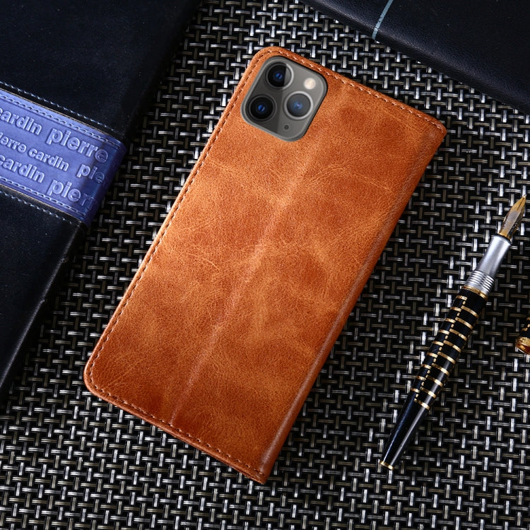 For iPhone 12 Pro Max Non-Magnetic Retro Texture Horizontal Flip Leather Case with Holder & Card Slots & Wallet