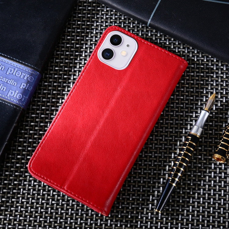 For iPhone 11 Non-Magnetic Retro Texture Horizontal Flip Leather Case with Holder & Card Slots & Wallet