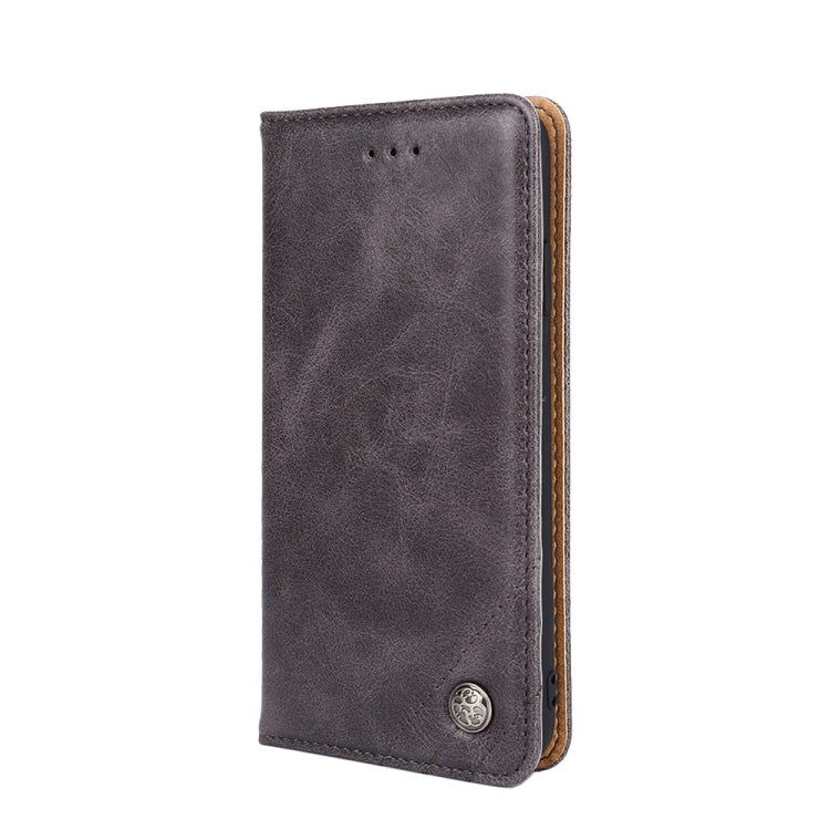 For iPhone 12 mini Non-Magnetic Retro Texture Horizontal Flip Leather Case with Holder & Card Slots & Wallet