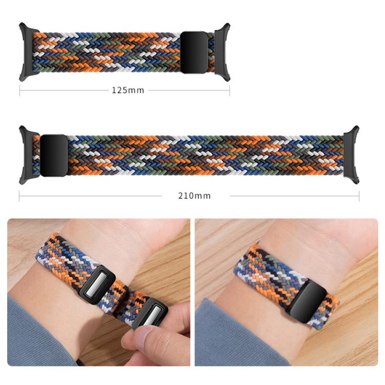 For Samsung Galaxy Watch Ultra / Ultra 2025 xDfind Magnetic Buckle Nylon Braid Loop Watch Band