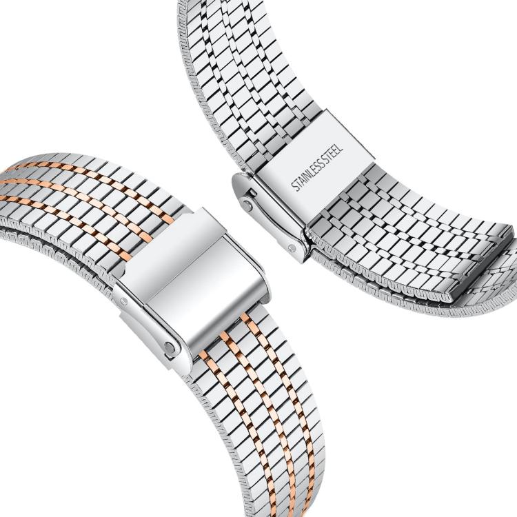 For Amazfit T-Rex 3 xDfind Seven Beads Buckle Stainless Steel Watch Band