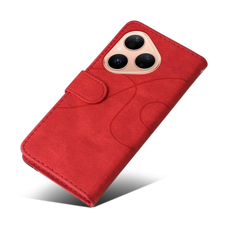 For Huawei Pura 80 5G Dual-color Splicing Flip Leather Phone Case