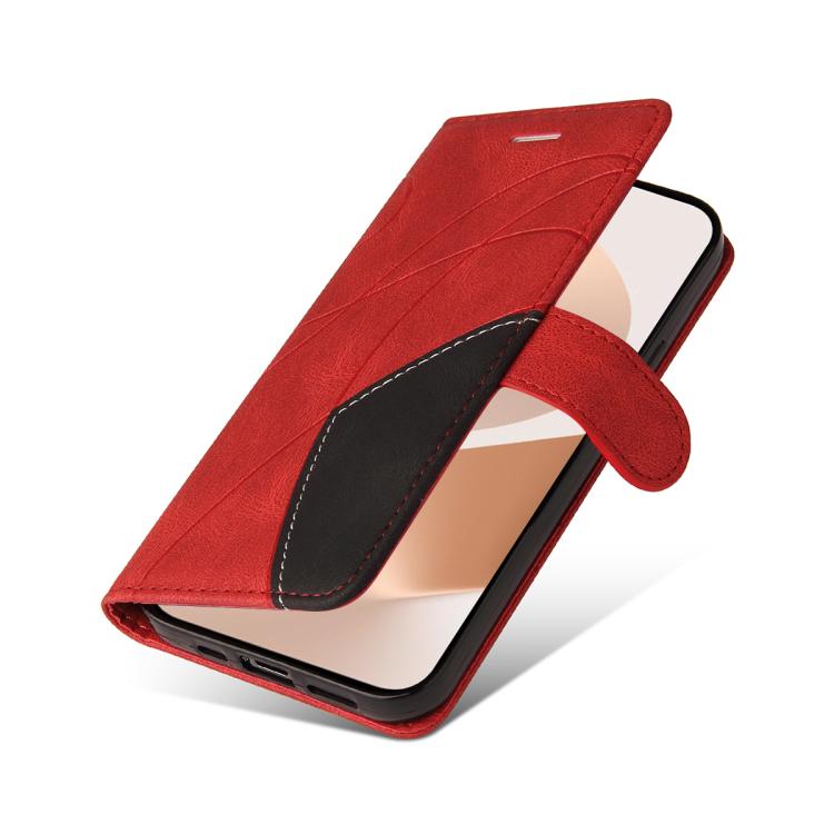 For Huawei Pura 80 5G Dual-color Splicing Flip Leather Phone Case
