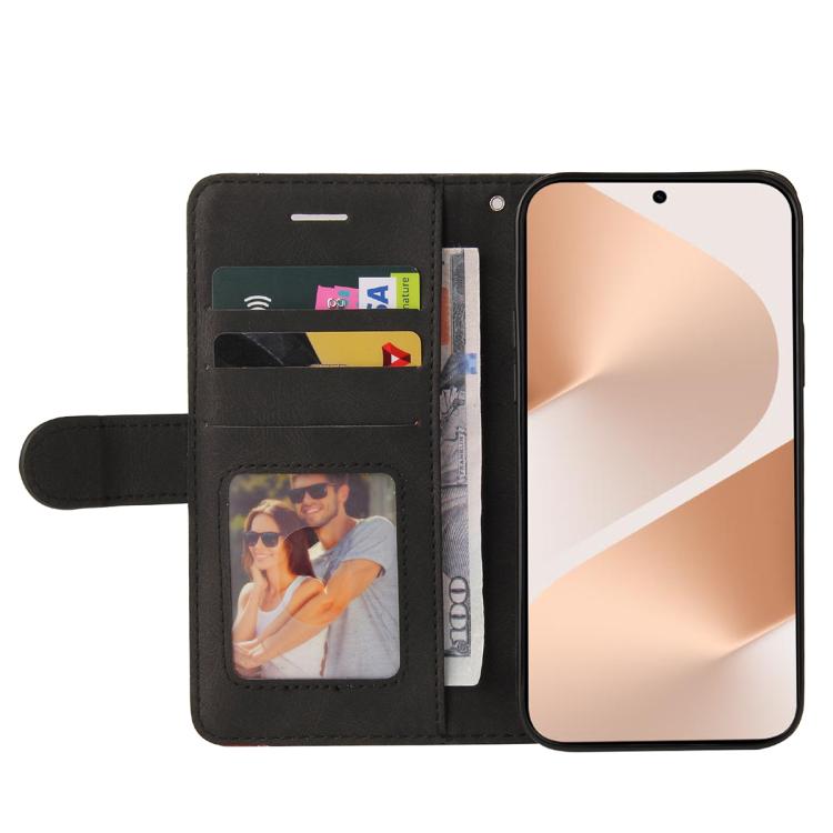 For Huawei Pura 80 5G Dual-color Splicing Flip Leather Phone Case