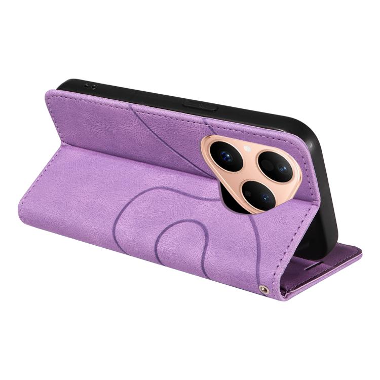 For Huawei Pura 80 5G Dual-color Splicing Flip Leather Phone Case