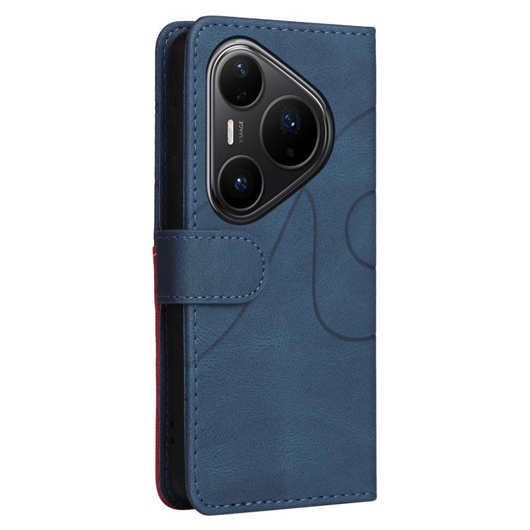 For Huawei Pura 80 Pro 5G Dual-color Splicing Flip Leather Phone Case