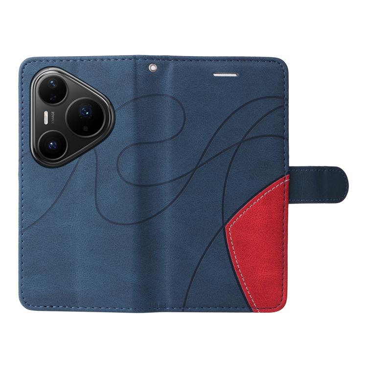 For Huawei Pura 80 Pro 5G Dual-color Splicing Flip Leather Phone Case