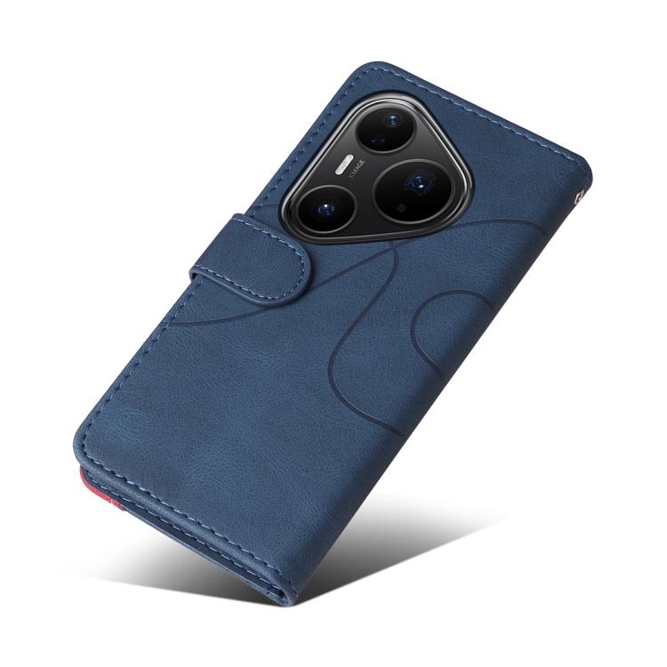 For Huawei Pura 80 Pro 5G Dual-color Splicing Flip Leather Phone Case