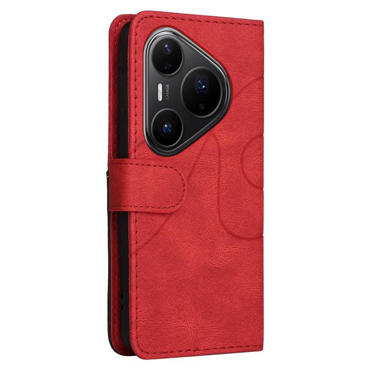 For Huawei Pura 80 Pro 5G Dual-color Splicing Flip Leather Phone Case