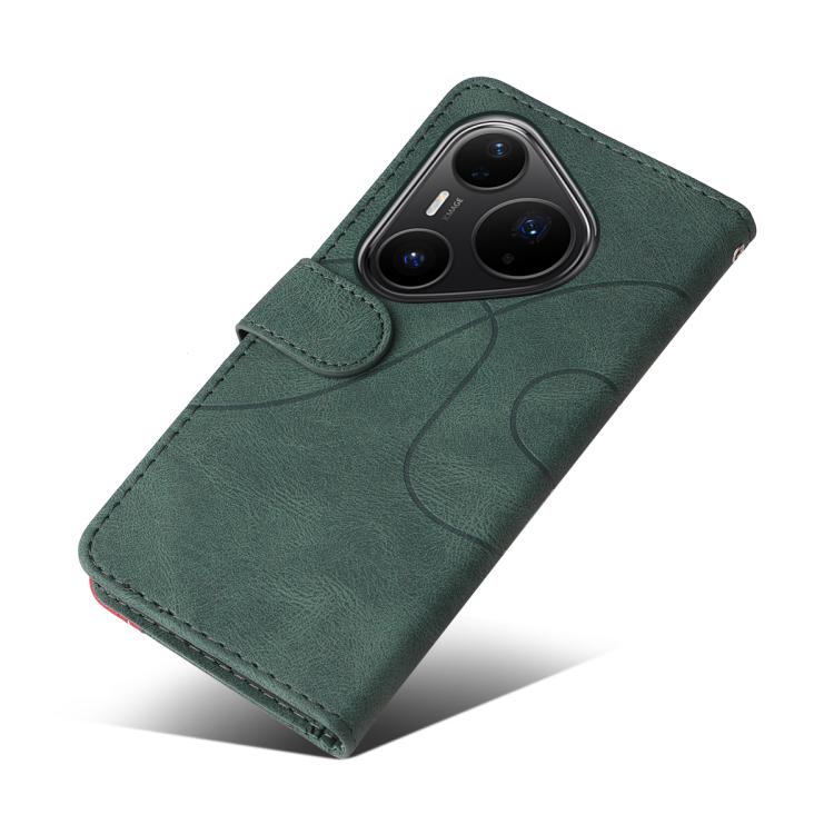 For Huawei Pura 80 Pro 5G Dual-color Splicing Flip Leather Phone Case