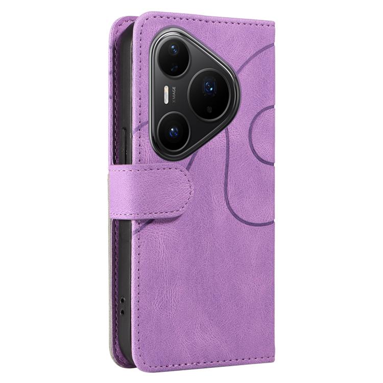 For Huawei Pura 80 Pro 5G Dual-color Splicing Flip Leather Phone Case