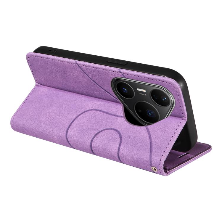 For Huawei Pura 80 Pro 5G Dual-color Splicing Flip Leather Phone Case
