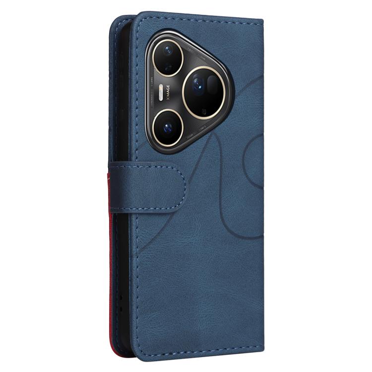 For Huawei Pura 80 Ultra 5G Dual-color Splicing Flip Leather Phone Case