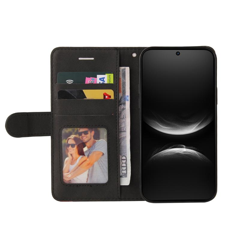 For Huawei nova 14 5G / 14 Lite 5G Dual-color Splicing Flip Leather Phone Case