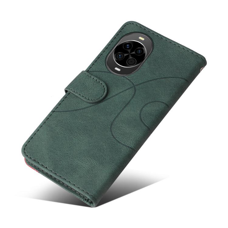For Huawei nova 14 5G / 14 Lite 5G Dual-color Splicing Flip Leather Phone Case