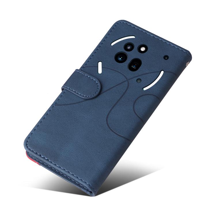 For Nothing Phone 3A Pro Dual-color Splicing Flip Leather Phone Case