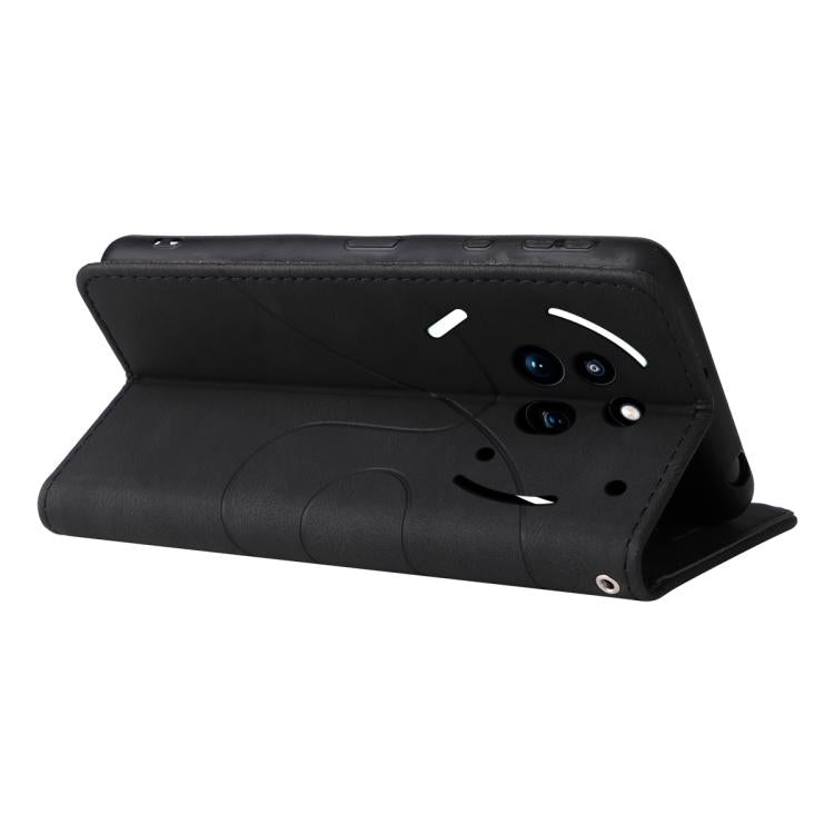For Nothing Phone 3A Pro Dual-color Splicing Flip Leather Phone Case