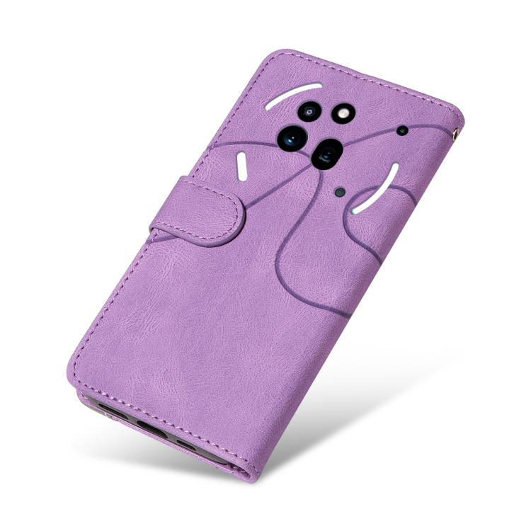 For Nothing Phone 3A Pro Dual-color Splicing Flip Leather Phone Case