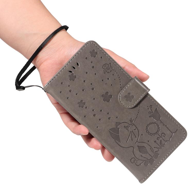 For Nothing CMF Phone 2 Pro Cat and Bee Embossed Flip Leather Phone Case