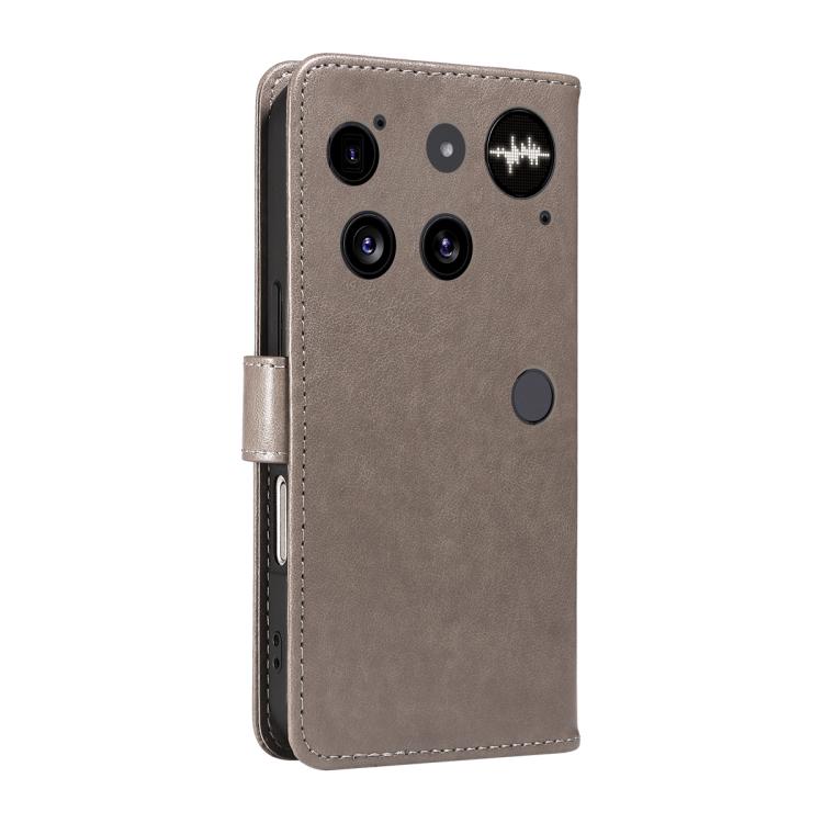 For Nothing Phone 3 Cat and Bee Embossed Flip Leather Phone Case