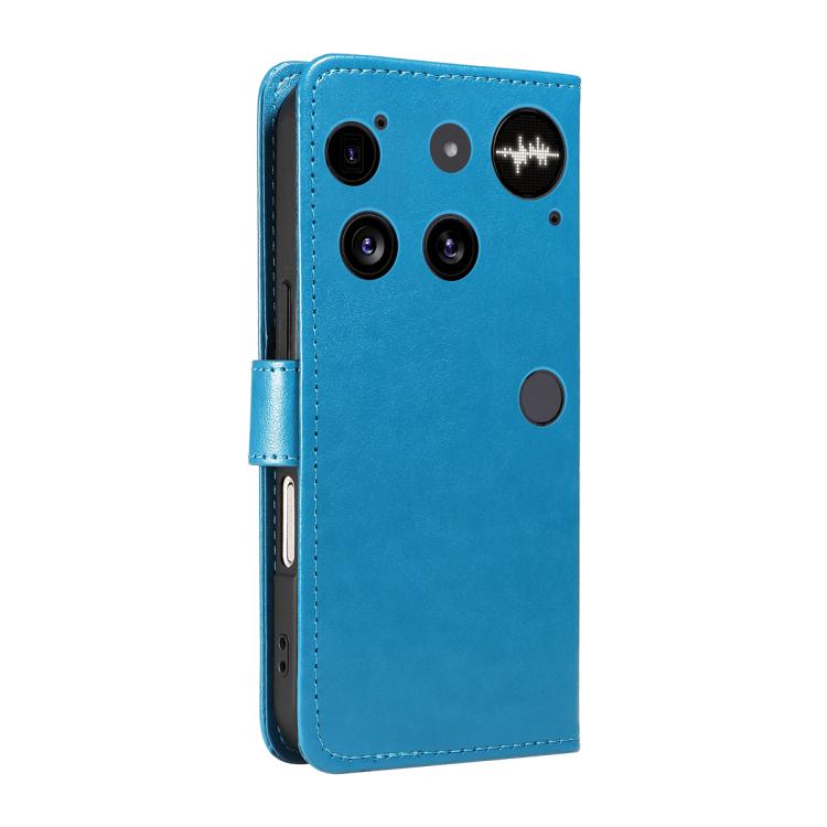 For Nothing Phone 3 Cat and Bee Embossed Flip Leather Phone Case