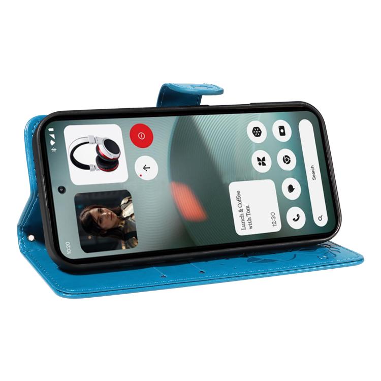 For Nothing Phone 3 Cat and Bee Embossed Flip Leather Phone Case
