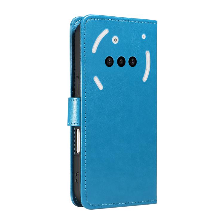 For Nothing Phone 3A Cat and Bee Embossed Flip Leather Phone Case