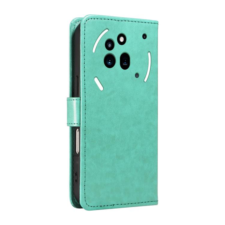 For Nothing Phone 3A Pro Cat and Bee Embossed Flip Leather Phone Case