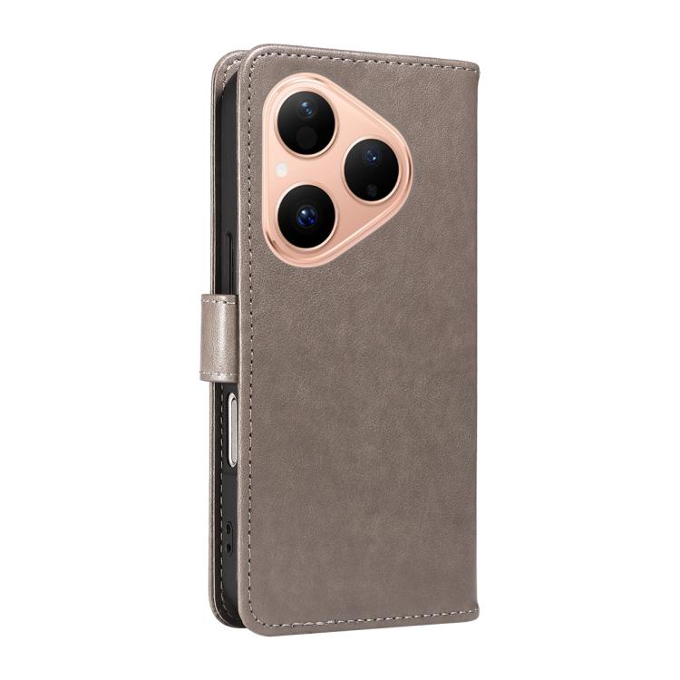 For Huawei Pura 80 5G Cat and Bee Embossed Flip Leather Phone Case