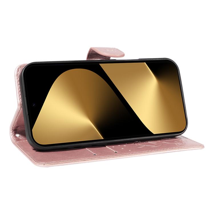 For Huawei Pura 80 Ultra 5G Cat and Bee Embossed Flip Leather Phone Case