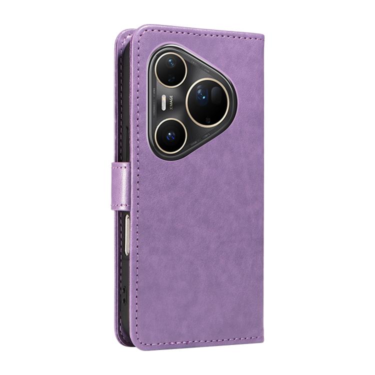 For Huawei Pura 80 Ultra 5G Cat and Bee Embossed Flip Leather Phone Case