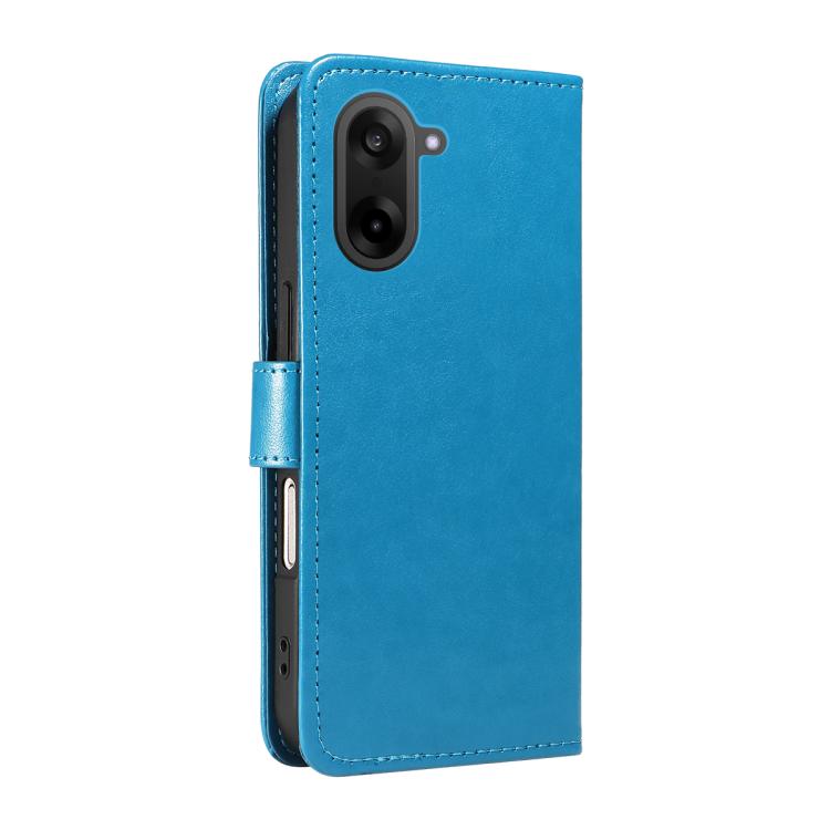For OnePlus Nord CE5 Cat and Bee Embossed Flip Leather Phone Case