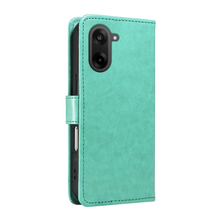 For OnePlus Nord CE5 Cat and Bee Embossed Flip Leather Phone Case