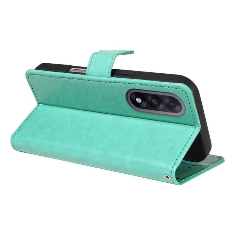 For OnePlus ACE 5 Ultra Cat and Bee Embossed Flip Leather Phone Case