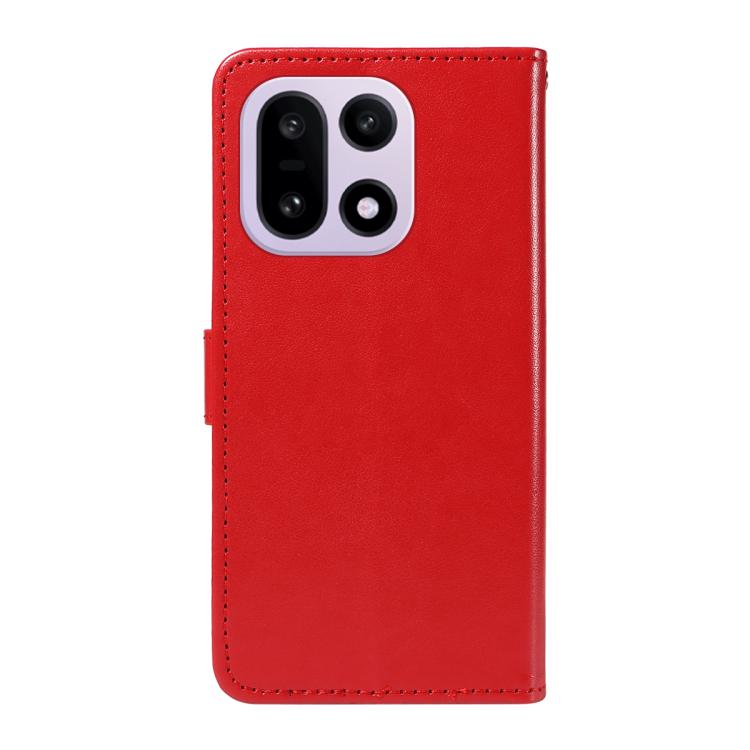 For OnePlus 15 Cat and Bee Embossed Flip Leather Phone Case