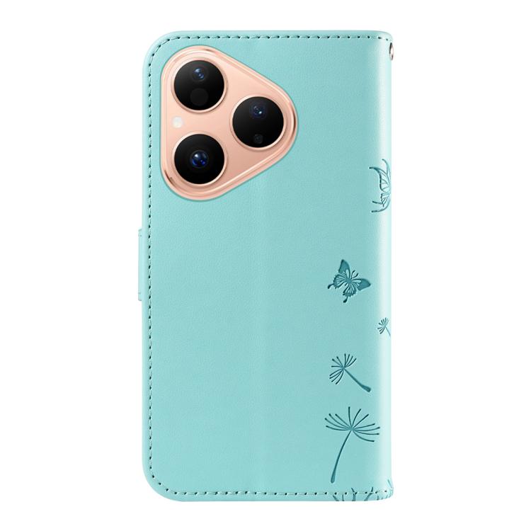 For Huawei Pura 80 5G Dandelion Embossed Pattern Flip Leather Phone Case