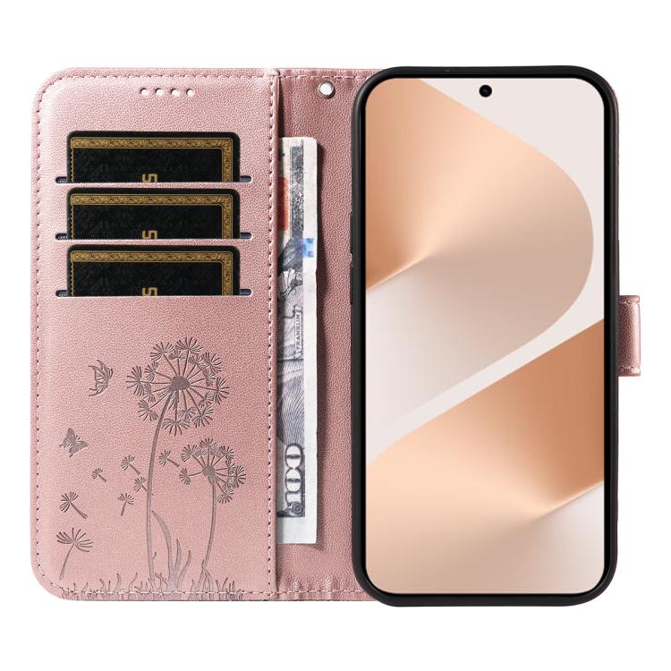 For Huawei Pura 80 5G Dandelion Embossed Pattern Flip Leather Phone Case