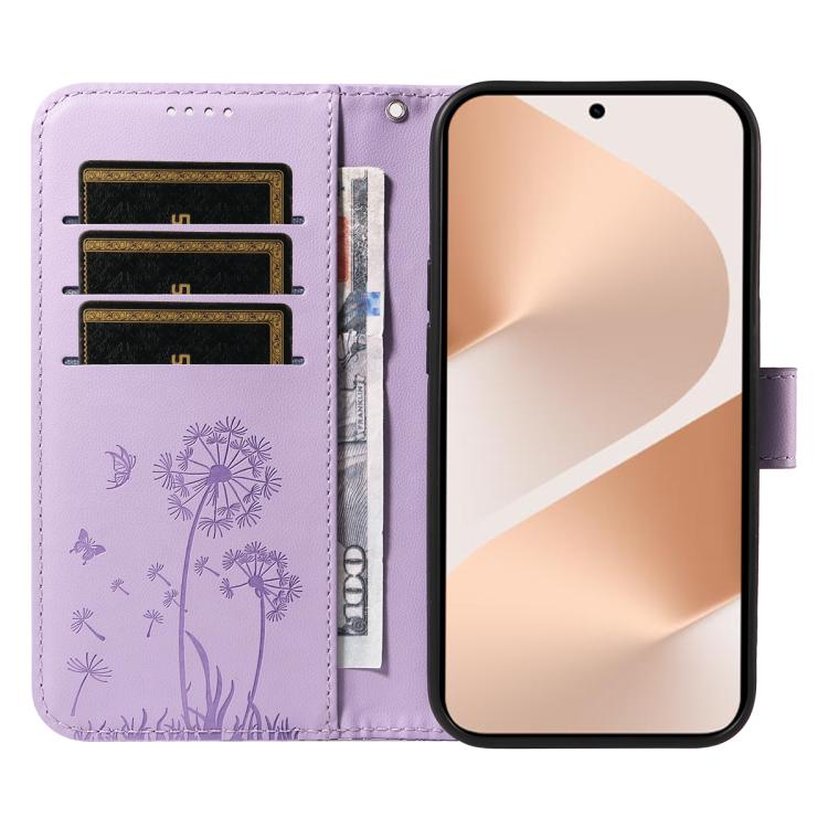 For Huawei Pura 80 5G Dandelion Embossed Pattern Flip Leather Phone Case