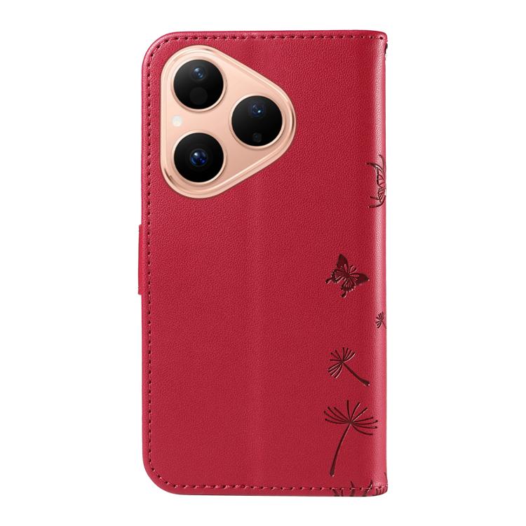 For Huawei Pura 80 5G Dandelion Embossed Pattern Flip Leather Phone Case