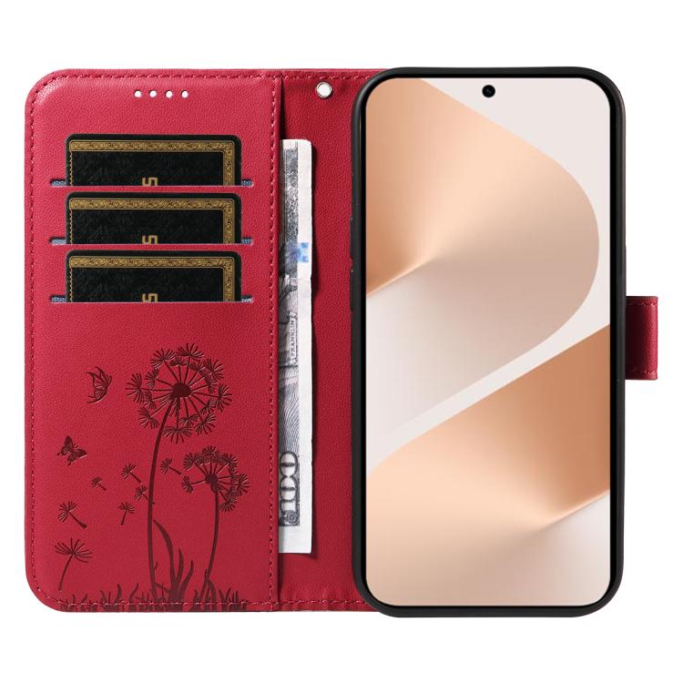 For Huawei Pura 80 5G Dandelion Embossed Pattern Flip Leather Phone Case