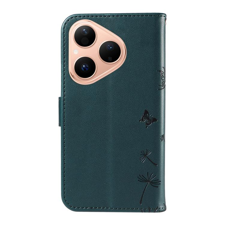 For Huawei Pura 80 5G Dandelion Embossed Pattern Flip Leather Phone Case