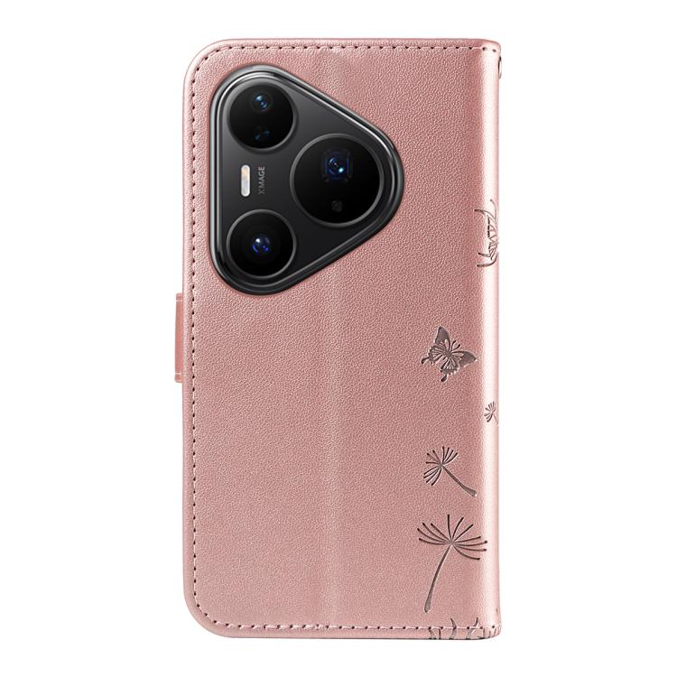For Huawei Pura 80 Pro 5G Dandelion Embossed Pattern Flip Leather Phone Case