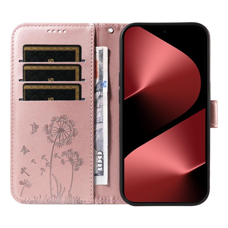 For Huawei Pura 80 Pro 5G Dandelion Embossed Pattern Flip Leather Phone Case