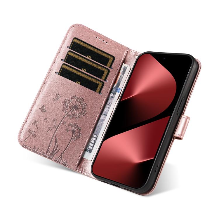 For Huawei Pura 80 Pro 5G Dandelion Embossed Pattern Flip Leather Phone Case