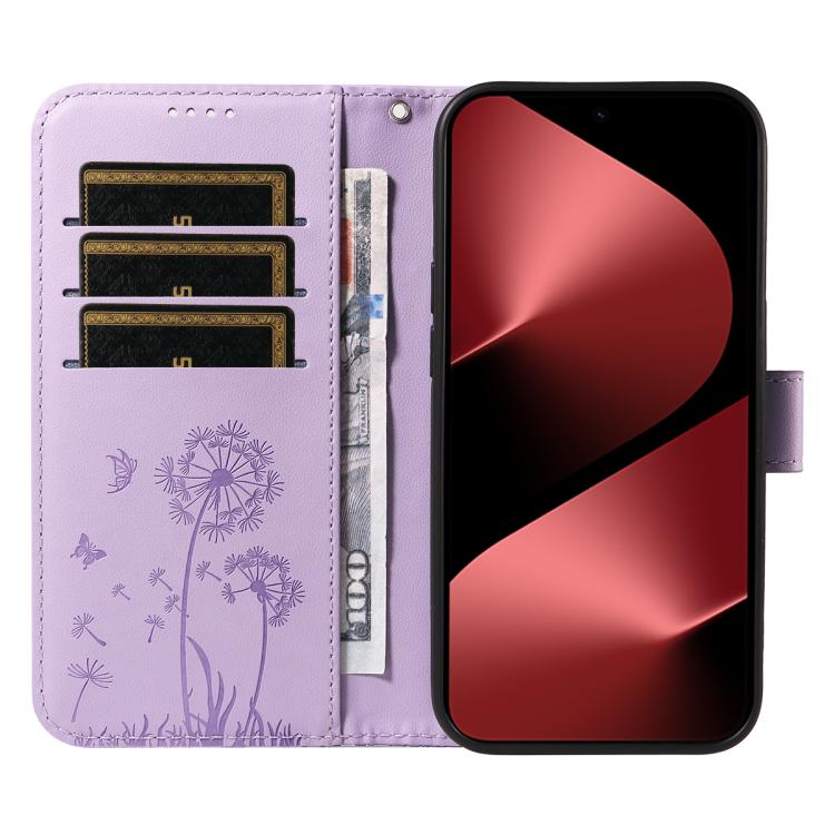 For Huawei Pura 80 Pro 5G Dandelion Embossed Pattern Flip Leather Phone Case