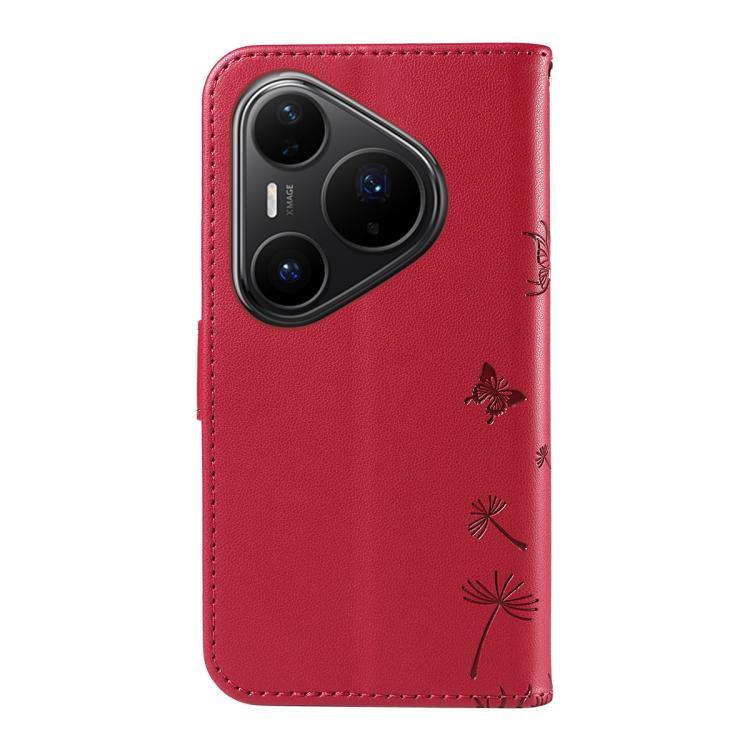 For Huawei Pura 80 Pro 5G Dandelion Embossed Pattern Flip Leather Phone Case
