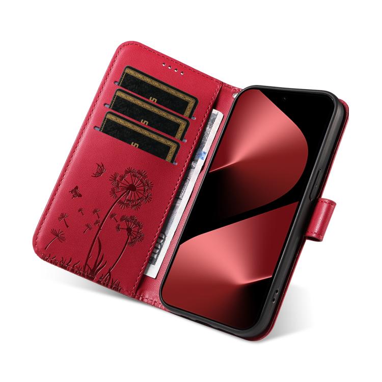 For Huawei Pura 80 Pro 5G Dandelion Embossed Pattern Flip Leather Phone Case